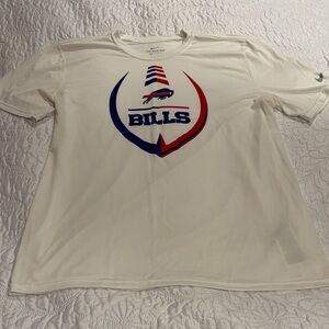 Nike Men's White Bills Short Sleeve Tee